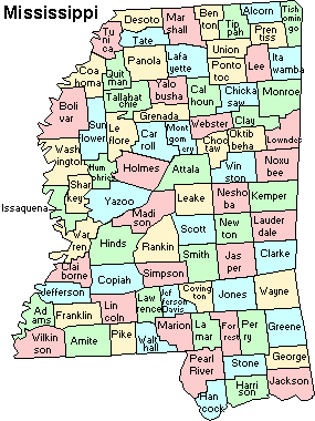 Census Online - Mississippi Census Records - 1,597 Links